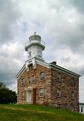 Stone Structure of Great Captain Lighthouse in Connecticut